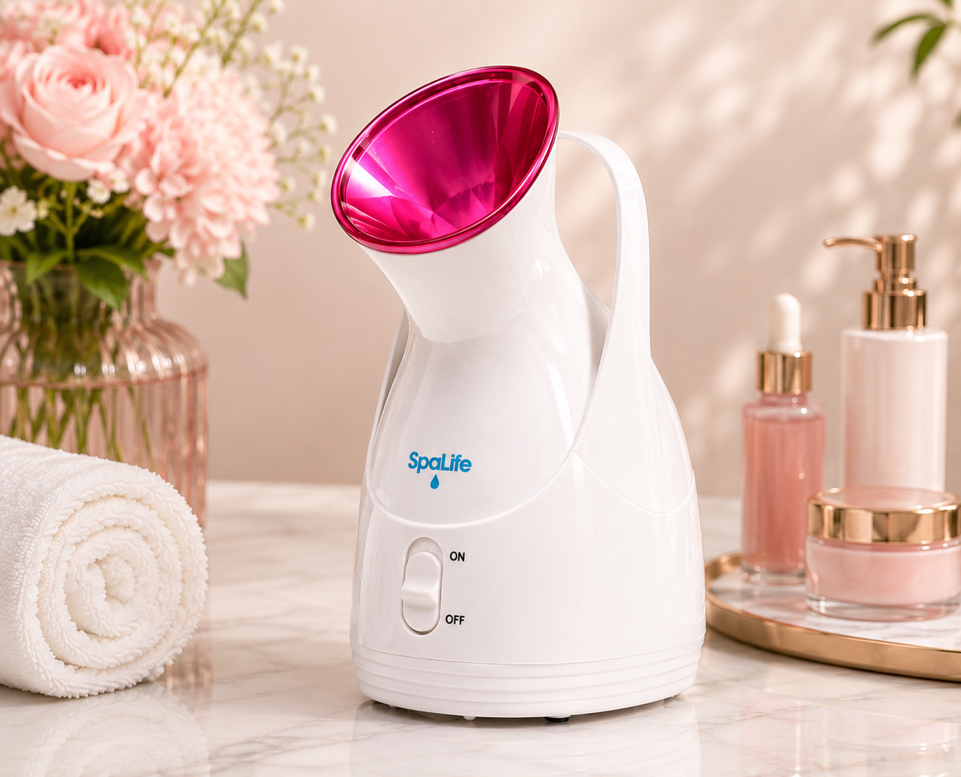 SpaLife Facial Steamer – At-Home Spa Deep Cleansing Facial Sauna
