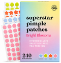240ct Bright Blossoms Pimple Patches Hydrocolloid Patch Spot Treatment